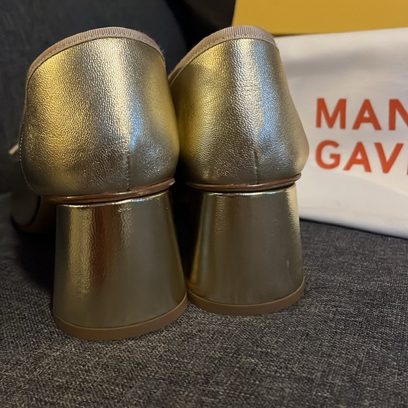 Mansur Gavriel gold pumps size 6 - Picture 7 of 9